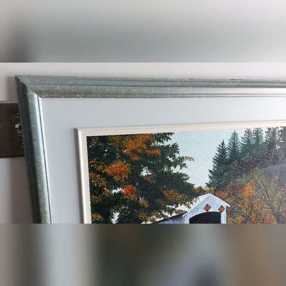 Oil painting on canvas The Old Bridge - Picture 5 of 10